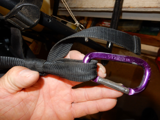 Miniplane harness strap repair