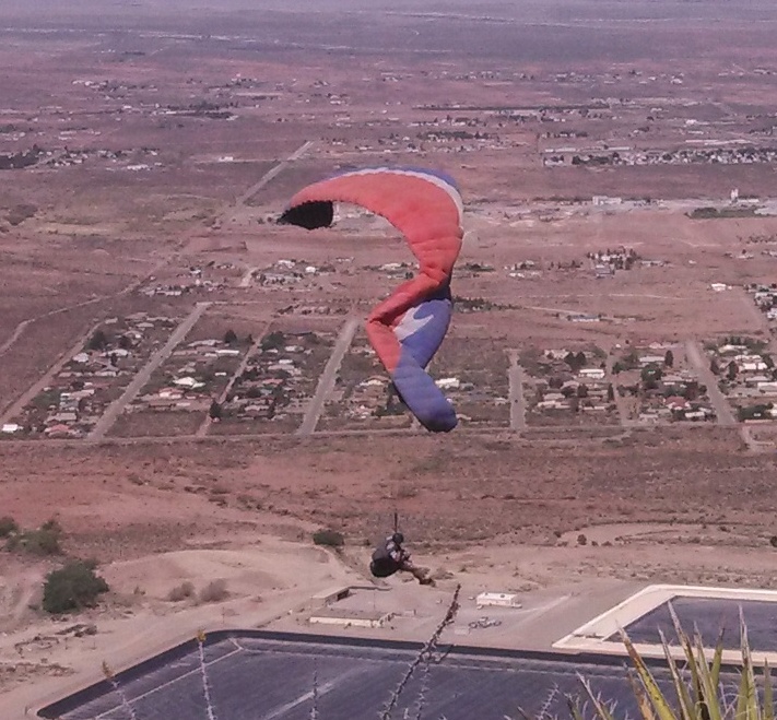 paraglider collapse