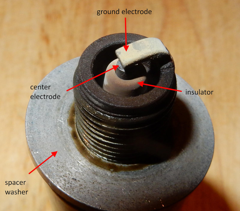 Spark plug reading for paramotors