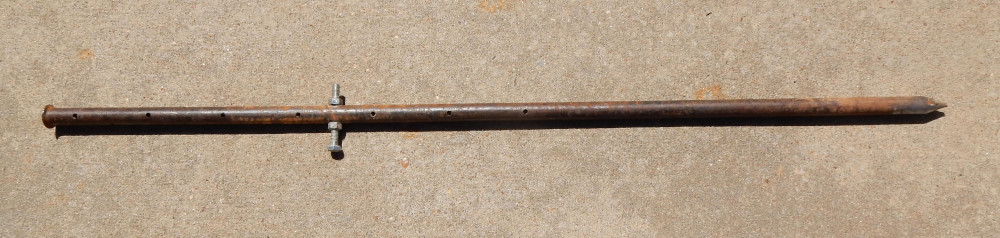 steel stake used to set concrete forms