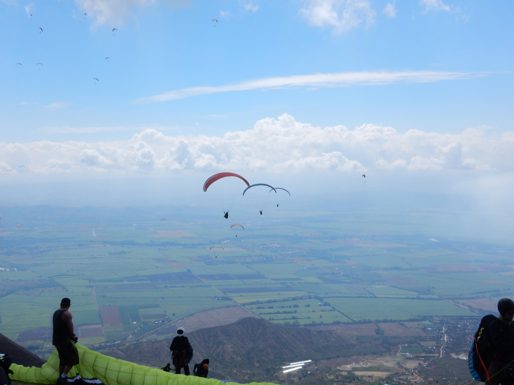paragliding at Los Tanques, Columbia
