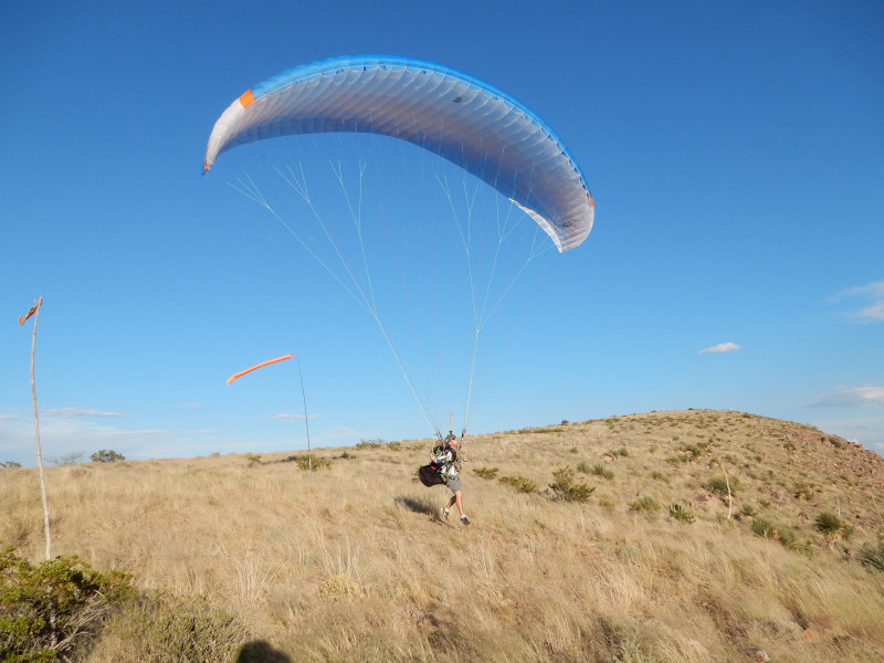paragliding at Mag Rim in New Mexico
