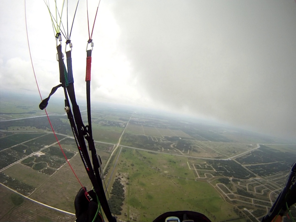 paragliding over central Florida